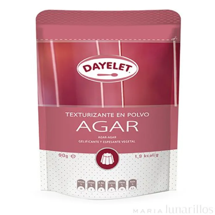Agar-agar 90 gr - Sin gluten - Dayelet