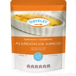 Almidón de arroz 400 gr - Sin gluten - Dayelet
