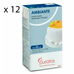 Ambiante: Nata vegetal pack 12 litros - Sin gluten - Puratos