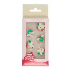 Arcoíris y unicornios de azúcar (12) - Sin gluten - Funcakes