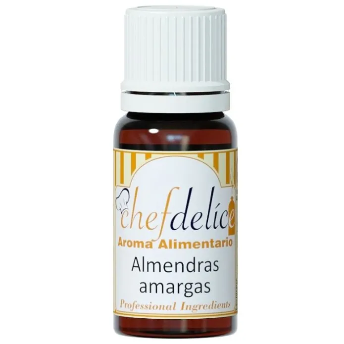 Aroma de almendras amargas 10 ml - Sin gluten - Chefdelíce