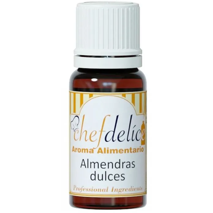 Aroma de almendras dulces 10 ml - Sin gluten - Chefdelíce