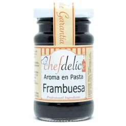 Aroma de frambuesa en pasta 50 g - Sin gluten - Chefdelíce
