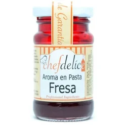 Aroma de fresa en pasta 50 g - Sin gluten - Chefdelíce
