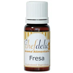 Aroma de fresa 10 ml - Sin gluten - Chefdelíce