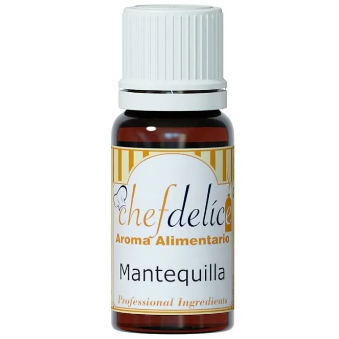 Aroma de mantequilla 10 ml - Sin gluten - Chefdelíce