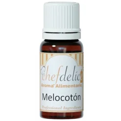 Aroma de melocotón 10 ml - Sin gluten - Chefdelíce