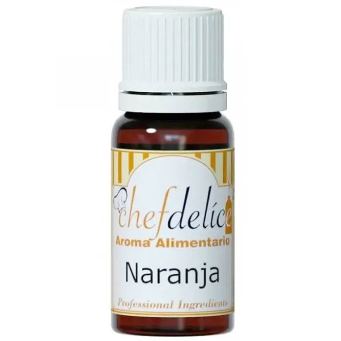 Aroma de naranja 10 ml - Sin gluten - Chefdelíce