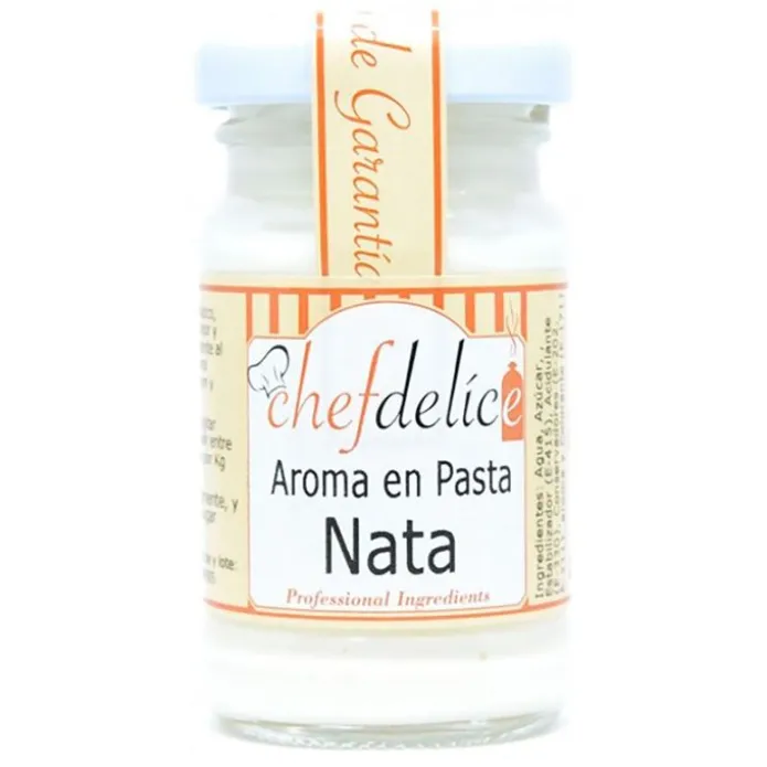Aroma de nata en pasta 50 g - Sin gluten - Chefdelíce