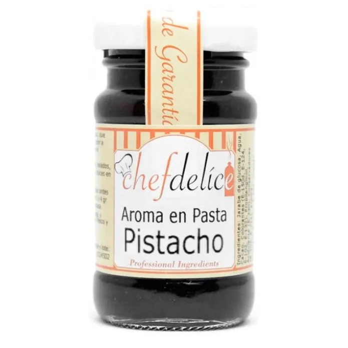 Aroma de pistacho en pasta 50 g - Sin gluten - Chefdelíce