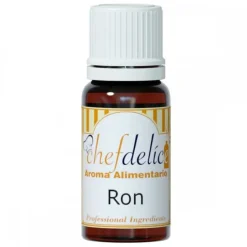 Aroma de ron 10 ml - Sin gluten - Chefdelíce