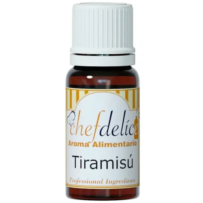 Aroma de tiramisú 10 ml - Sin gluten - Chefdelíce