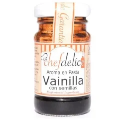 Aroma de vainilla con semillas en pasta 50 g - Sin gluten - Chefdelíce