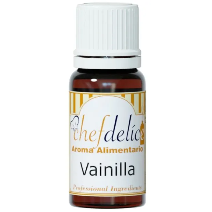 Aroma de vainilla 10 ml - Sin gluten - Chefdelíce