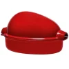 Asador de pollo para horno rojo 41 cm - Cerámica - Emile Henry