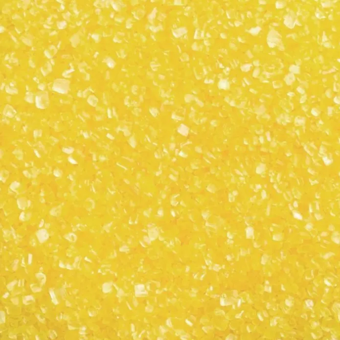 Azúcar brillante amarillo 100 g - Decora