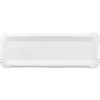 Bandeja de cartón estucada blanca 12,5 x 38 cm