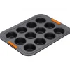 Bandeja molde antiadherente para 12 magdalenas - Acero al carbono - Le Creuset