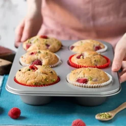 Bandeja molde antiadherente 6 muffins - Decora