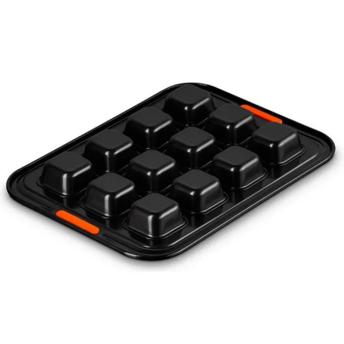 Bandeja molde antiadherente para 12 mini brownies - Acero al carbono - Le Creuset