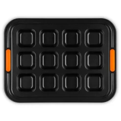 Bandeja molde antiadherente para 12 mini brownies - Acero al carbono - Le Creuset