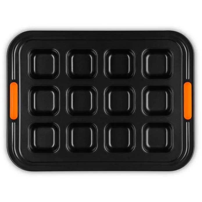 Bandeja molde antiadherente para 12 mini brownies - Acero al carbono - Le Creuset