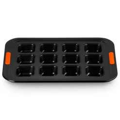 Bandeja molde antiadherente para 12 mini brownies - Acero al carbono - Le Creuset