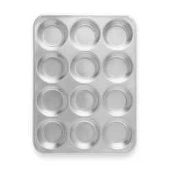 Bandeja molde de aluminio con tapa para 12 magdalenas o cupcakes Naturals - Nordic Ware