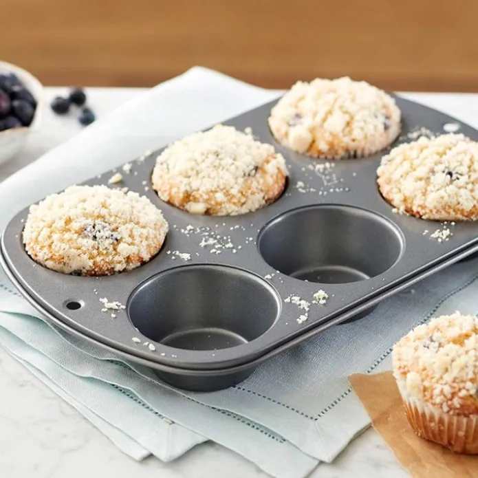 Bandeja molde 6 muffins jumbo - Wilton