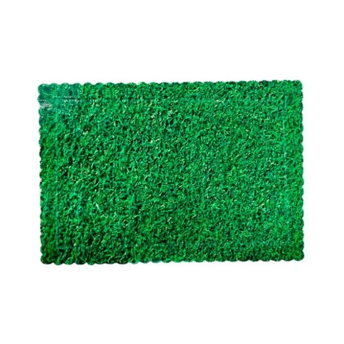 Bandeja rectangular ondulada césped 30 x 25 cm
