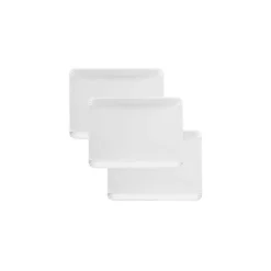Bandejas de cartón estucadas blancas 10,5 x 17,5 cm (100)