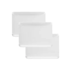 Bandejas de cartón estucadas blancas 18 x 25 cm (100)