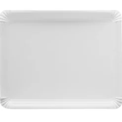 Bandejas de cartón estucadas blancas 31 x 38 cm (50)