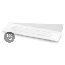 Bases para servir rectangulares blancas (100) - Silikomart Professional