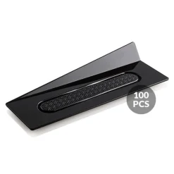 Bases para servir rectangulares negras (100) - Silikomart Professional