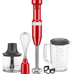 Batidora de mano o varillas eléctricas con vaso roja - 5KHBV83 - KitchenAid