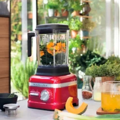 Batidora de vaso Licuadora Artisan Power Plus roja - 5KSB8270 - KitchenAid + REGALO 2 mini cocotte Caribe