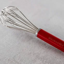 Batidor de varillas rojo 28 cm - Acero inoxidable - KitchenAid