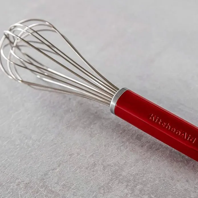 Batidor de varillas rojo 28 cm - Acero inoxidable - KitchenAid