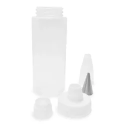Biberones dosificadores con boquillas 185 ml (2) - ScrapCooking