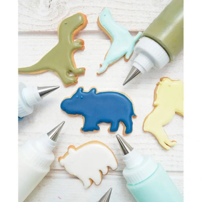 Biberones dosificadores con boquillas 185 ml (2) - ScrapCooking