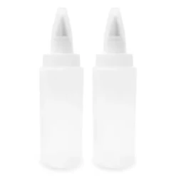 Biberones dosificadores con boquillas 185 ml (2) - ScrapCooking