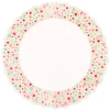 Blondas blancas estrellas Navidad 30 cm (10) - Decora