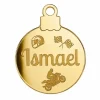 Bola personalizada grabada para árbol de Navidad - Motorista