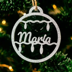 Bola personalizada para árbol de Navidad - Guirnalda de luces