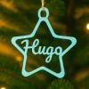 Bola personalizada para árbol de Navidad - Estrella