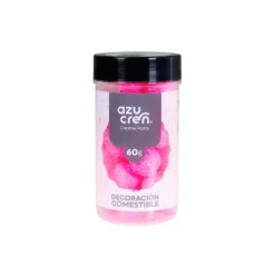 Bolas de azúcar con purpurina rosa fucsia 60 g - Azucren
