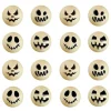Bolas de chocolate blanco caras terror Halloween (40)