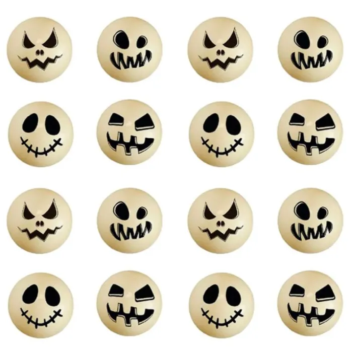 Bolas de chocolate blanco caras terror Halloween (40)