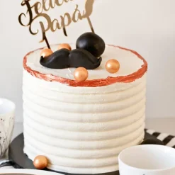 Bolas de chocolate con purpurina bronce (8) - Sin gluten - Funcakes